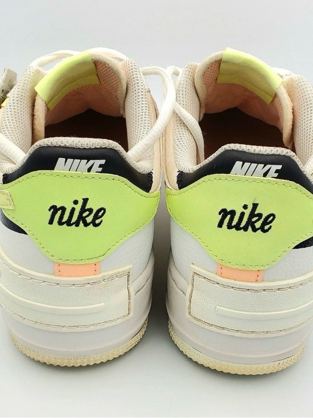 Nike Air Force 1 Low Shadow Summit White Barely Volt Crimson Tint Women - Picture 4 of 9